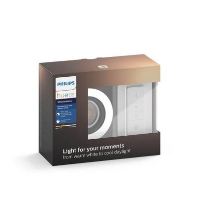 Philips 50411/48/P7 - LED Stmívatelné podhledové svítidlo HUE MILLISKIN 1xGU10/5,5W