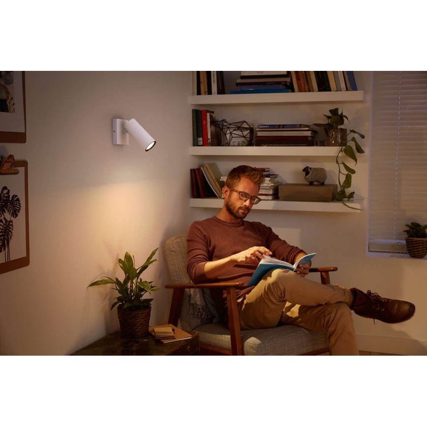 Philips 50461/31/P7 - LED Stmívatelné bodové svítidlo HUE BURATTO 1xGU10/5,5W