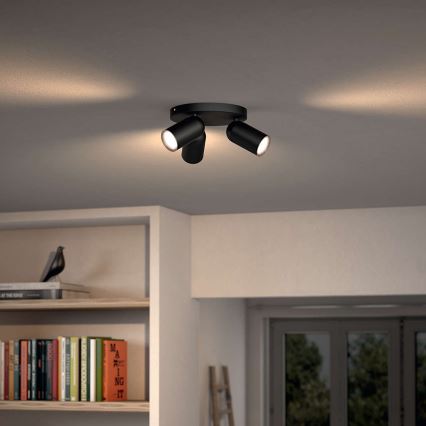 Philips 50583/30/PN - Bodové svítidlo MYLIVING PONGEE 3xGU10/10W/230V