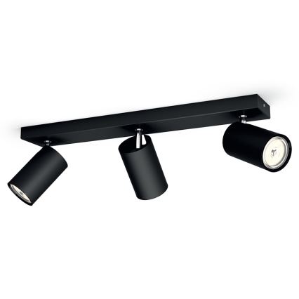 Philips 50593/30/PN - Bodové svítidlo MYLIVING KOSIPO 3xGU10/10W/230V
