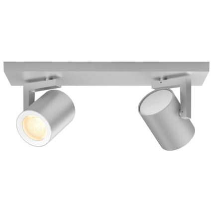 Philips - LED RGBW Stmívatelné bodové svítidlo Hue ARGENA 2xGU10/5,7W/230V