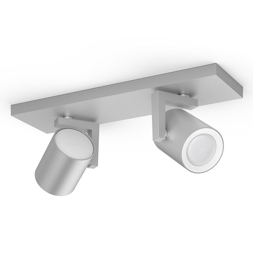 Philips 50622/48/P7 - LED RGB Bodové svítidlo HUE ARGENA 2xGU10/5,7W/230V