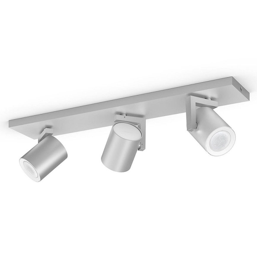 Philips 50623/48/P7 - LED RGB Bodové svítidlo HUE ARGENA 3xGU10/5,7W/230V