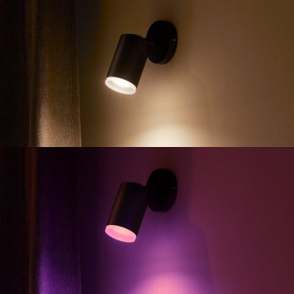 Philips 50631/30/P7 - LED RGB Bodové svítidlo HUE FUGATO 1xGU10/5,7W/230V