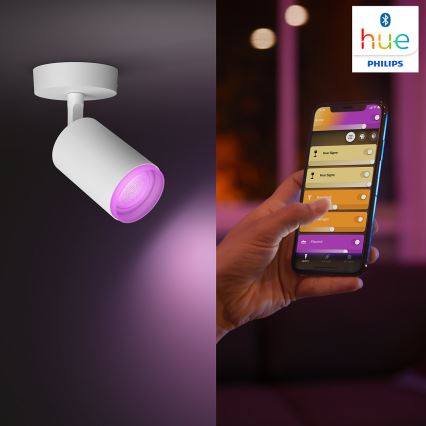 Philips 50631/31/P7 - LED RGB Bodové svítidlo HUE FUGATO 1xGU10/5,7W/230V