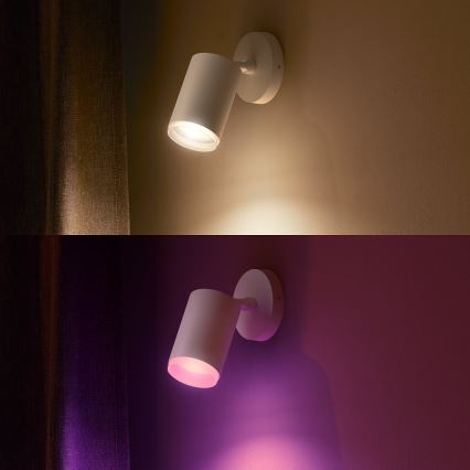 Philips 50631/31/P7 - LED RGB Bodové svítidlo HUE FUGATO 1xGU10/5,7W/230V