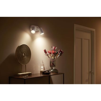 Philips - LED RGBW Stmívatelné bodové svítidlo Hue FUGATO 2xGU10/5,7W/230V