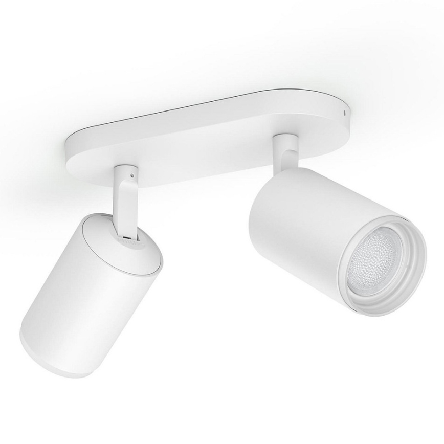 Philips 50632/31/P7 - LED RGB Bodové svítidlo HUE FUGATO 2xGU10/5,7W/230V