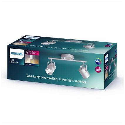 Philips 50662/14/P0 - LED Bodové svítidlo BYRE 2xLED/4,3W/230V 2200/2500/2700K