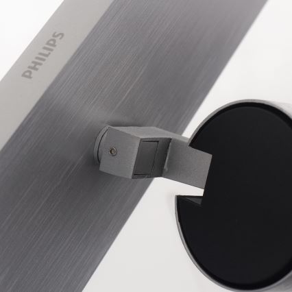 Philips - Bodové svítidlo matný chrom 3xGU10/20W/230V