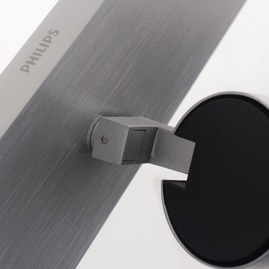 Philips - LED Bodové svítidlo matný chrom 3xGU10/20W/230V