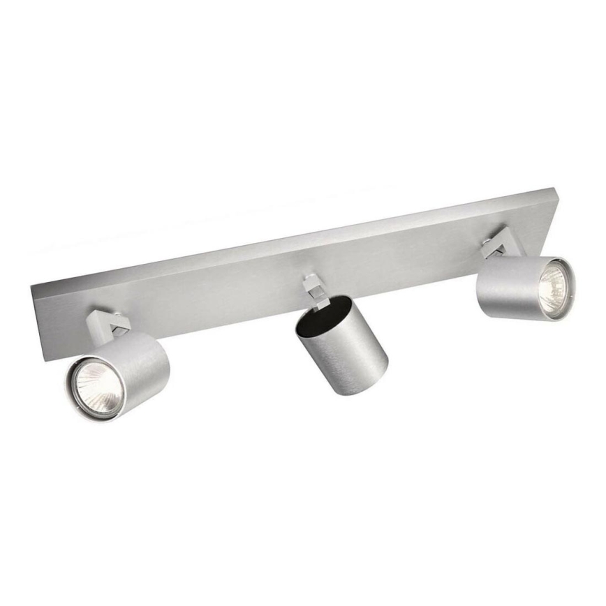 Philips - LED Bodové svítidlo matný chrom 3xGU10/20W/230V