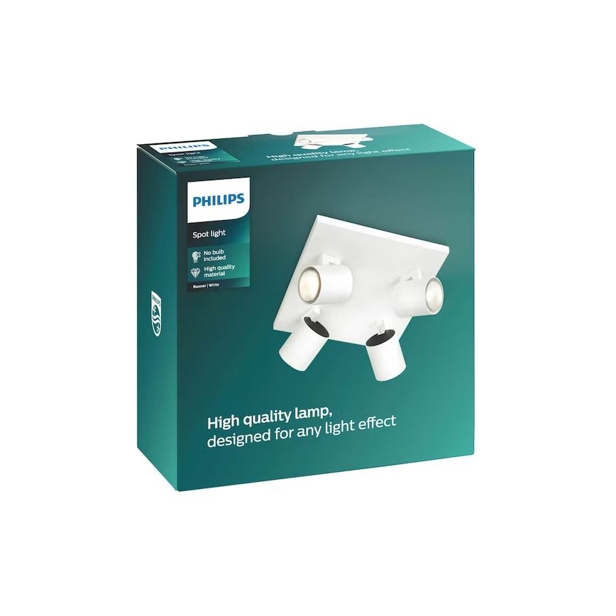 Philips - Bodové svítidlo 4xGU10/20W/230V