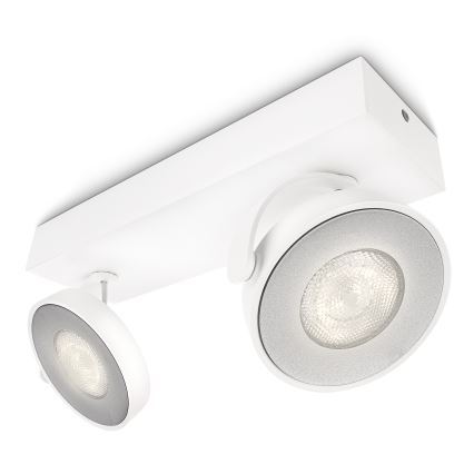 Philips 53172/31/P0 - Stmívatelné bodové svítidlo MYLIVING CLOCKWORK 2xLED/4,5W/230V