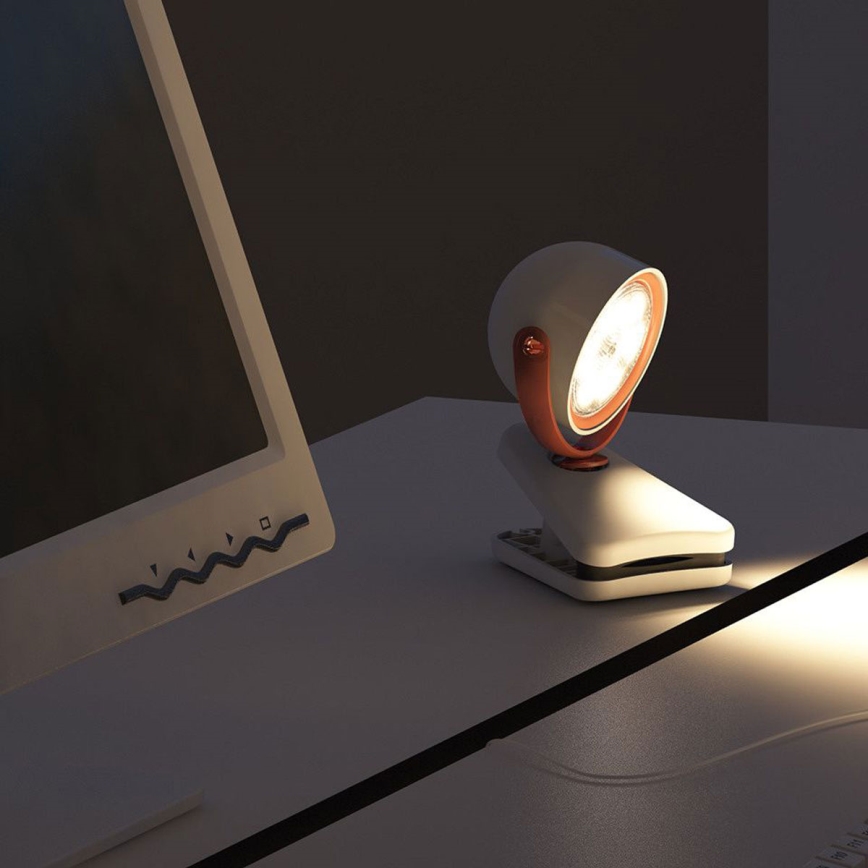 Philips 53231/32/16 - LED klip MYLIVING DYNA 1xLED/4W/230V červená