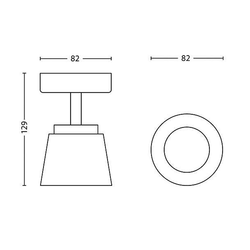 Philips 53340/17/16 - LED bodové svítidlo DENDER 1xLED/4W/230V