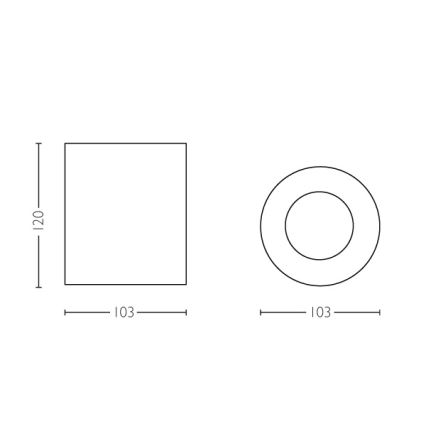 Philips 56330/31/P8 - LED Bodové svítidlo PILLAR HUE 1xGU10/5,5W/230V