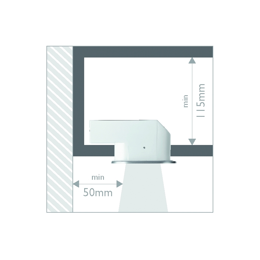 Philips 57955/48/16 - Koupelnové podhledové svítidlo MYLIVING HUDDLE 1xE27/12W