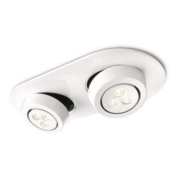 Philips 57970/31/81 - LED bodové svítidlo PORTO 2xLED/7,5W/230V Philips 57970/31/81 - LED bodové svítidlo PORTO 2xLED/7,5W/230V