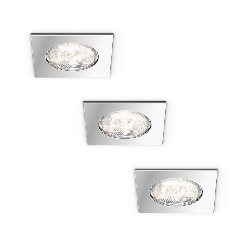 Philips 59007/11/P0 - SADA 3x LED Koupelnové svítidlo DREAMINESS LED/4,5W IP65