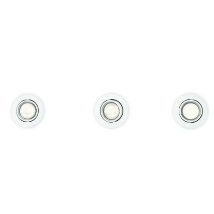 Philips 59243/31/E7 - SADA 3x Podhledové svítidlo ENIF 3xGU10/50W/230V