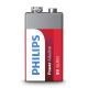 Philips 6LR61P1B/10 - Alkalická baterie 6LR61 POWER ALKALINE 9V 600mAh