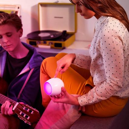Philips 70103/31/P0 - LED stolní lampa LIVINGCOLORS SOUNDLIGHT LED/0,4W/3xAA