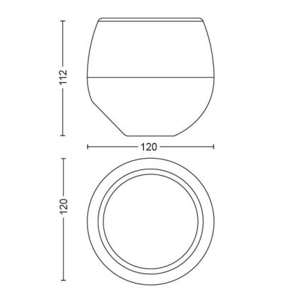 Philips 70104/31/P0 - LED stolní svítidlo CAMELIA 1xLED/3W