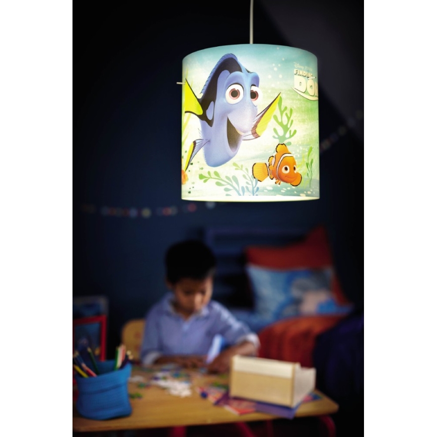 Philips 71751/90/26 - Stínidlo k dětskému lustru DISNEY FINDING DORY E27 pr. 26 cm