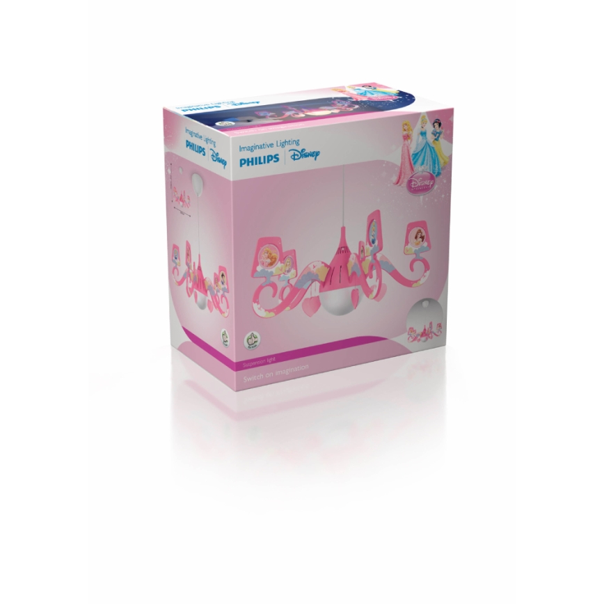 Philips 71757/28/16 - Dětský lustr DISNEY PRINCESS 1xE27/15W/230V