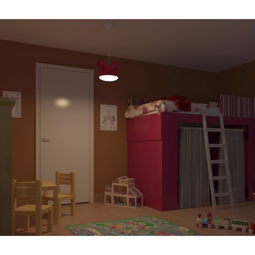 Philips 71758/31/16 - Dětský lustr DISNEY MINNIE MOUSE 1xE27/15W/230V