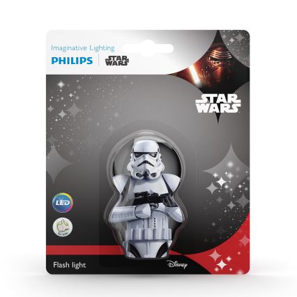 Philips 71767/97/16 - Dětská baterka STAR WARS STORMTROOPER LED/0,3W