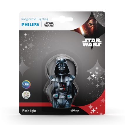 Philips 71767/98/16 - Dětská baterka STAR WARS DARTH VADER LED/0,3W