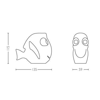 Philips 71768/90/16 - Dětská lampička LED/2xAAA