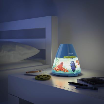 Philips 71769/90/16 - LED Dětský projektor DISNEY DORY LED/0,1W/3xAAA