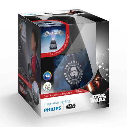Philips 71769/99/16 - Dětský projektor STAR WARS LED/0,1W/3xAA