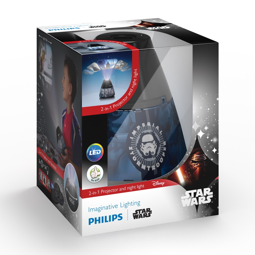 Philips 71769/99/16 - Dětský projektor STAR WARS LED/0,1W/3xAA