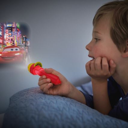 Philips 71788/32/16 - LED Dětská baterka a projektor DISNEY CARS LED/3xLR44