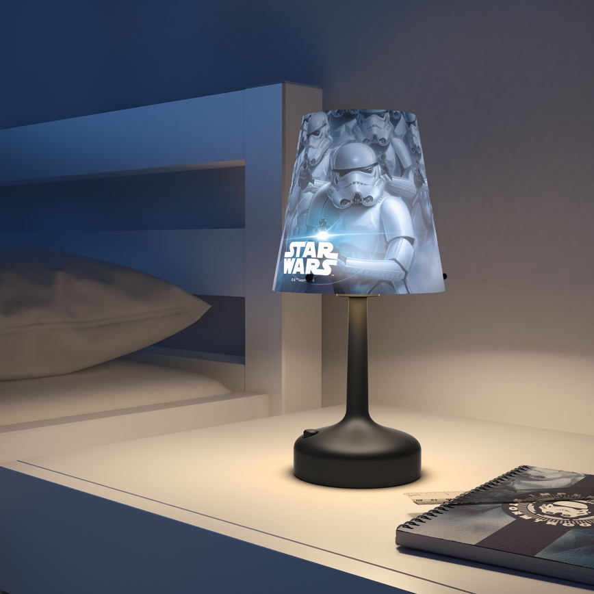 Philips 71796/30/16 - Dětská stolní lampa STAR WARS STORMTROOPER LED/3xAA