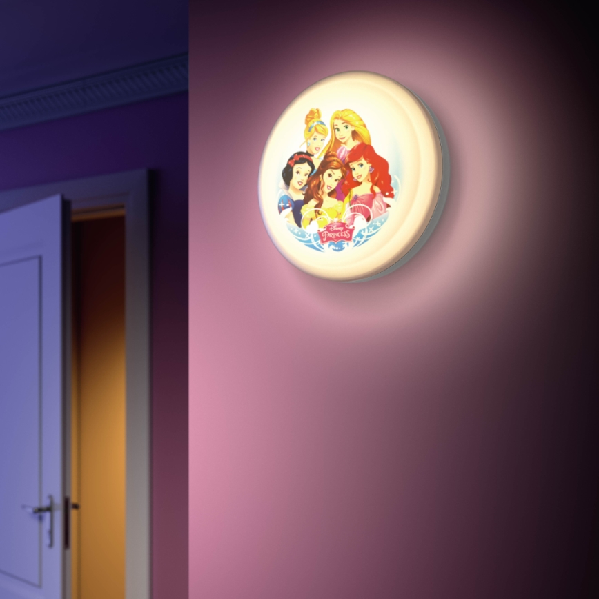Philips 71884/28/P0 - LED Dětské nástěnné svítidlo DISNEY PRINCESS 4xLED/2,5W/23