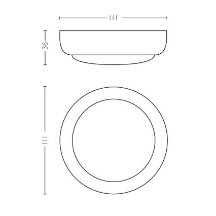 Philips 71924/31/P0 - Dotykové světlo LED/0,3W/2xAA