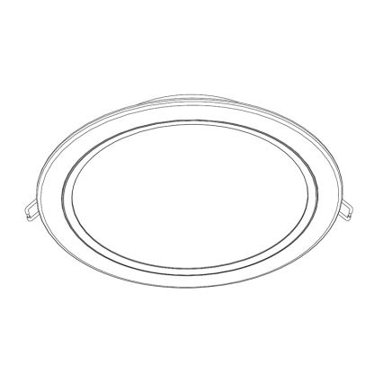 Philips 80088/17/16 - LED podhledové svítidlo RASTABAN 1xLED/20W/230V