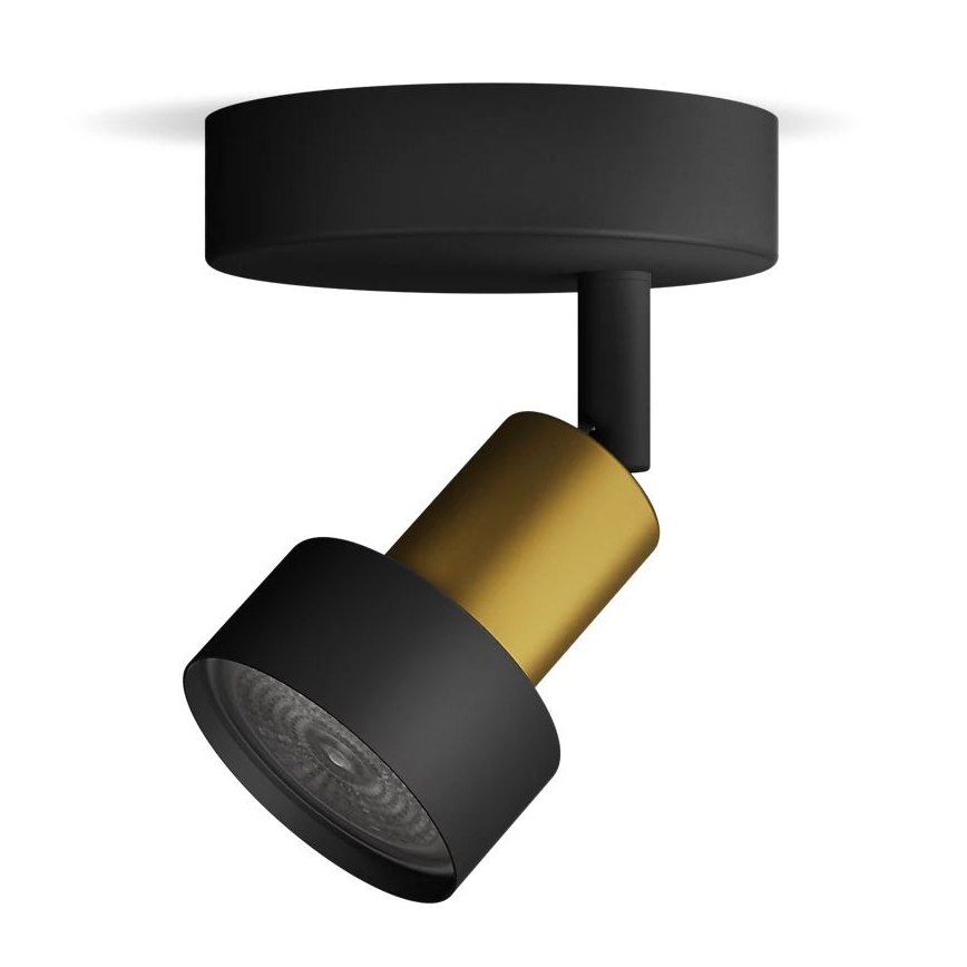 Philips - Bodové svítidlo CONDUIT 1xGU10/5W/230V černá/mosaz