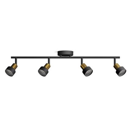 Philips - Bodové svítidlo CONDUIT 4xGU10/5W/230V černá/mosaz