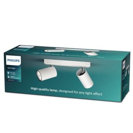 Philips - Bodové svítidlo KOSIPO 2xGU10/5,5W/230V bílá