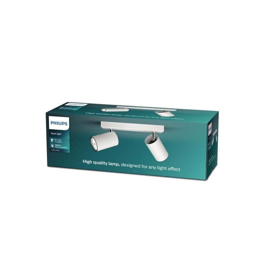 Philips - Bodové svítidlo KOSIPO 2xGU10/5,5W/230V bílá