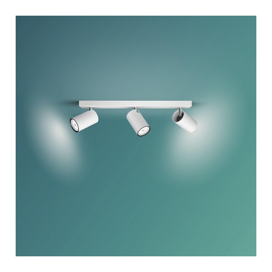 Philips - Bodové svítidlo KOSIPO 3xGU10/5,5W/230V bílá