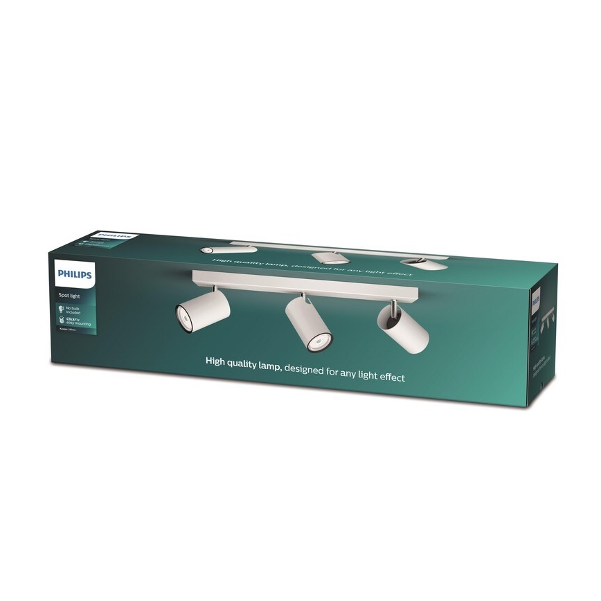 Philips - Bodové svítidlo KOSIPO 3xGU10/5,5W/230V bílá