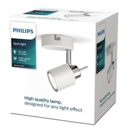 Philips - Bodové svítidlo 1xGU10/35W/230V bílá