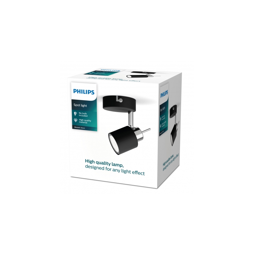 Philips - Bodové svítidlo 1xGU10/35W/230V černá